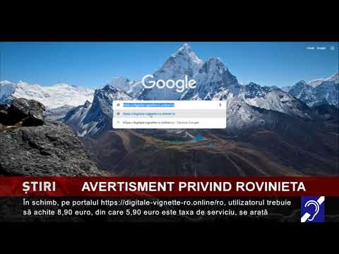 Avertisment privind rovinieta