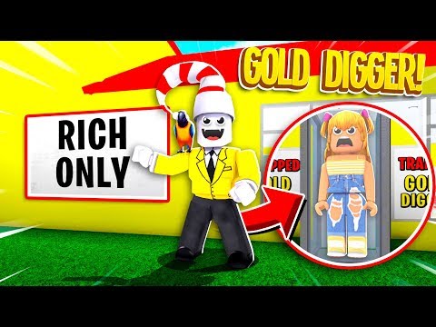 I Trapped A Gold Digger In My Rich Only Restaurant Roblox