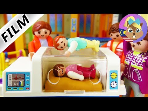 Filem Playmobil | HARI PERTAMA EMMA KAT TADIKA - Budak kena masuk hospital | Filem kanak-kanak