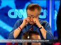 Larry King crying live on air because of Anderson Cooper