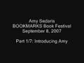 Amy Sedaris at BOOKMARKS (1/7)