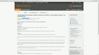 WEB OFSCIENCE