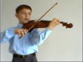 J.S.Bach-Partita N�3, for solo violin(Gavotte,Menuet-I,II).