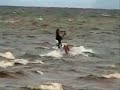 Accident kitesurfing,St Gedeon,Lac St-Jean Accident kitesurfing,St Gedeon,Lac St-Jean