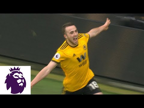 Video: Diogo Jota clinches hat trick with winner for Wolves v. Leicester City | Premier League | NBC Sports