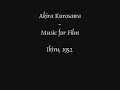 Continuing with more music from Kurosawa's filmography, we have here the main title (and theme) from Ikiru (