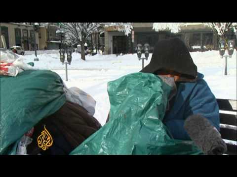 AlJazeeraEnglish - Those hardest hit in what was worst snow storm to strike Washington DC in 30 years were the district's homeless. While most DC residents found warmth and com...