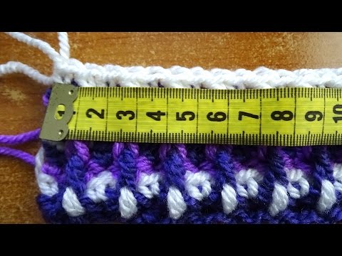 how to crochet a gauge