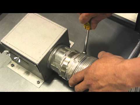 how to install downdraft range vent