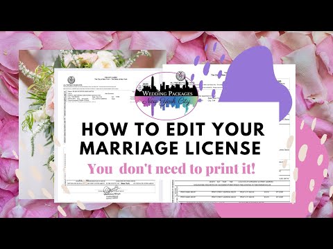 video-linktoworks-How to edit your marriage license electronically. You...