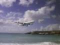 St-Maarten approach(short final and landing)