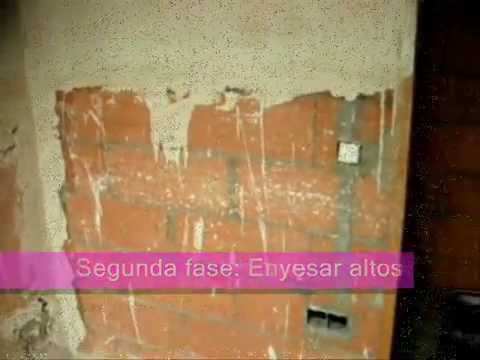ENLUCIDO - Piso rehabilitado en Gavà (Barcelona). Imprimación, enyesado, enlucido con mecafino y cajones de tabiquería seca (tipo pladur) ignifugo. Pida presupuesto sin...