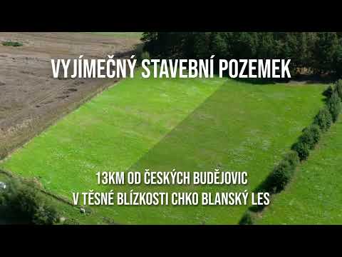 Video Vyjímečný stavební pozemek 5 340 m2 Hradce 