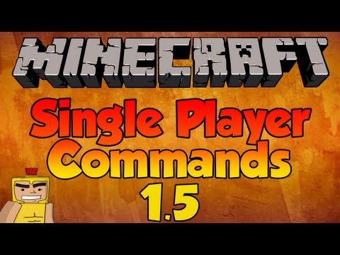 how to single player commands minecraft