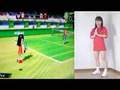 森山花奈 Let's Wii tennis Wiiでテニス 1st