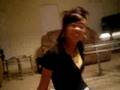Danielle Thinking she can rap