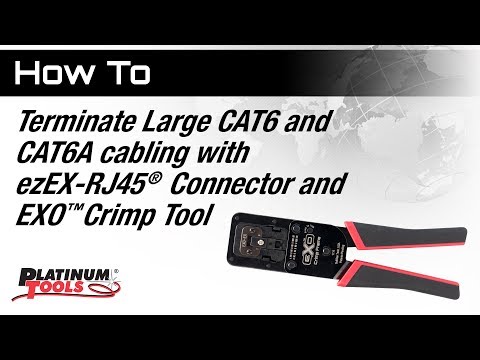 How to Crimp ezEX-RJ45 Connectors