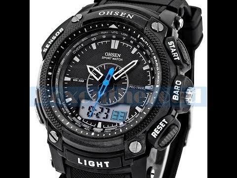 how to set ohsen led watch
