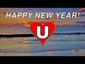 E-cards - RELAXING HAWAII SUNSET w/ ocean sounds - HAPPY NEW YEAR 2012 Bonne Année HD 1080p relax e-card