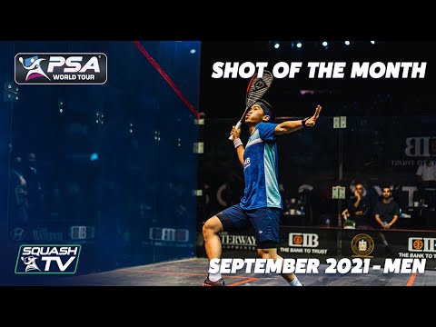 Squash: Shot of the Month - Men - September 2021