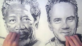 Incredible Skill - Two Hand Drawing