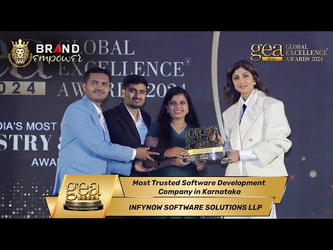 Infynow Software Solutions LLP wins Most Trusted Software Development Company in Karnataka award
