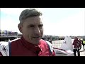 Hannes Arch (2nd) after his major pylon hit in the Red Bull Air Race Rotterdam 2008 final: 