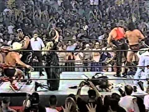 Massive WCW Brawl Interrupted by Sting