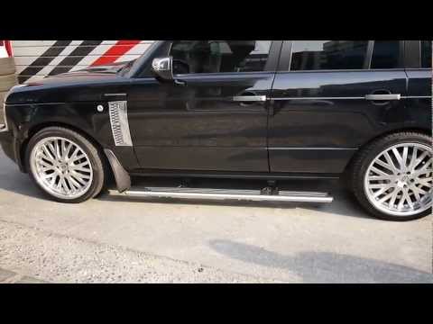 range rover electric deployable side step install in korea / www.MBMW.co.kr