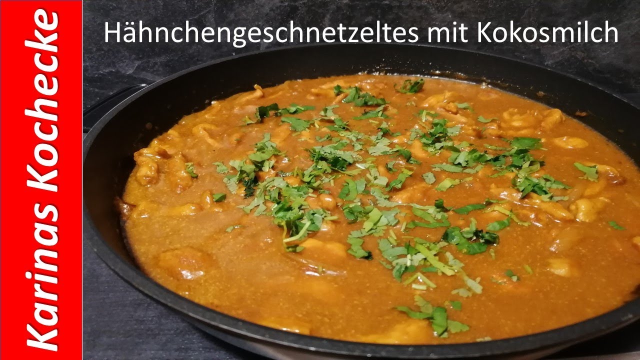 MIT KOKOSCURRYSAUCE Einfache Rezepte