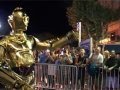 C-3PO and R2D2 in France, L'espace Dans Ma Ville