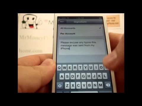 how to change email on iphone