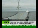 Medvedev witnesses record missile launch