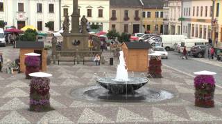 Centrum města ozdobily stánky