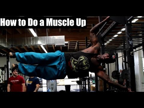 how to perform muscle ups