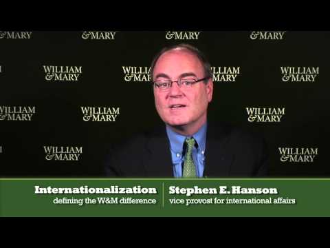 Internationalization: The W&M difference