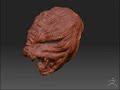 zbrush 3 reptile skull modelling and texturing with zbrush3