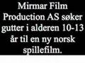 Vil du spille hovedrolle i ny norsk film?