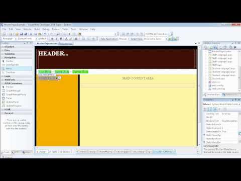 how to fill menu dynamically in asp.net
