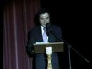 Antonio Montiel recitando un poema, homenaje a Pepe Marchena