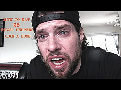 How To Eat 26 Ghost Peppers in 6 min or Less Like an Absolute Boss (sort of) | vomit alert