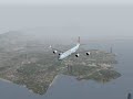 A340-500 Landing at old Kai Tak airport