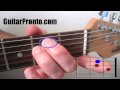 Basic guitar chords - 3 simple steps (A and E major)