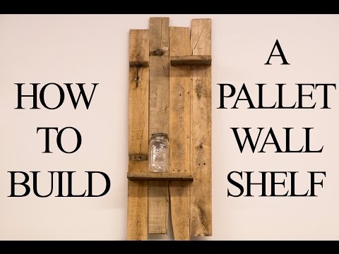 how to build wall shelves