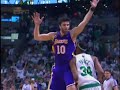 Paul Pierce Pump Fakes to Draw Contact For the Foul and Knocks Down a Three