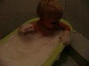 Sander lekker in bad met BUBBELS