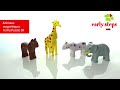 Miniature vidéo Set de 4 figurines-puzzles magnétiques