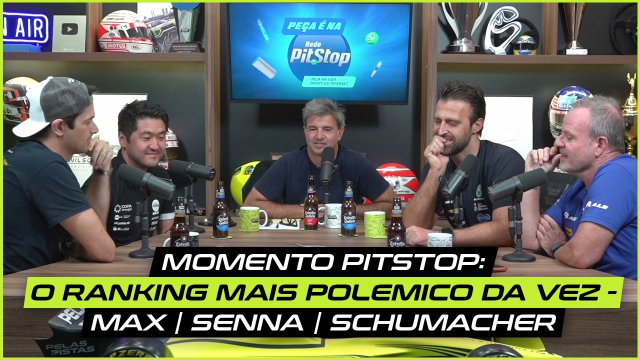 Momento PitStop: O Ranking mais Polêmico da vez - MAX | SENNA | SCHUMACHER #cortes #pelaspistas