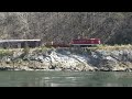 On 4/7/2012 Jimbo2317 Productions made a stop to visit the Belvidere-Delaware RR in Phillipsburg, NJ, to railfan their annual Easter Bunny train ride. The train was rather large and was pulled by Black River & Western GP-9 #572 instead of the usual steam engine. We'll witness the train pass back and forth along a scenic spot located along the Delaware River. The view was shot at the same location, just different angles...and something different than usual. (I also didn't have time to travel to the normal locations along the line and the train was running off schedule as well...)