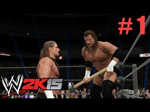 WWE 2K15 Gameplay PS4 - Showcase - HHH y HBK - Nueva rivalidad